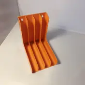 Singles-Winkel, 70er Jahre - in orange, für ca. 40 Singles