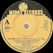 7inch Vinyl Single - Sinitta - Never Too Late