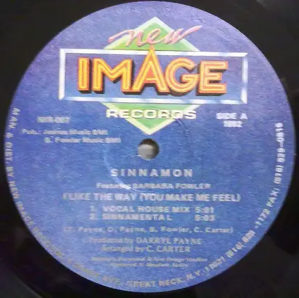 Sinnamon - I Like The Way (You Make Me Feel)