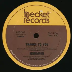 Sinnamon - Thanks To You