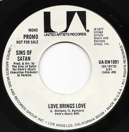 Sins Of Satan - Love Brings Love
