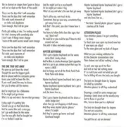 CD - Sicko - You Are Not The Boss Of Me