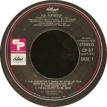 Sid & Marty Krofft - Sing-along With H.R. Pufnstuf