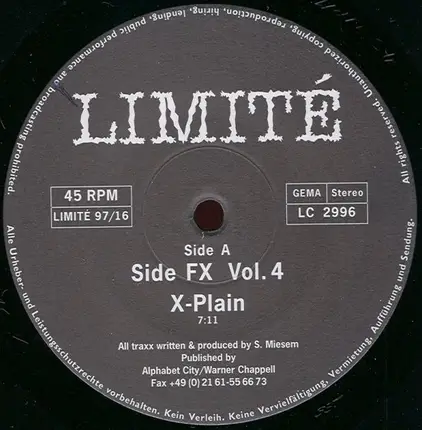 Side FX - Vol. 4