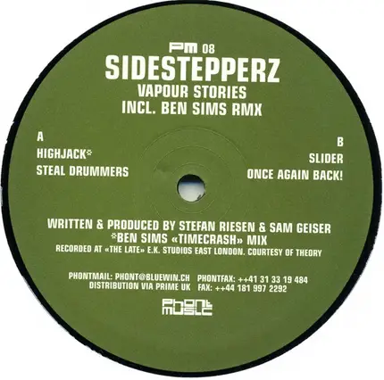 Sidestepper - Vapour Stories