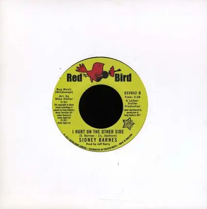 Sidney Barnes - You'll Always Be In Style/I Hurt On The