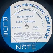 10'' - Sidney Bechet - Bunk Johnson - Days Beyond Recall - Last issue on backcover: BLP 7020