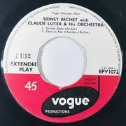 7inch Vinyl Single - Sidney Bechet , Claude Luter Et Son Orchestre - Society Blues