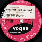 10'' - Sidney Bechet , Claude Luter - Pleyel Jazz Concert 31 Janvier 1952 Vol. 2