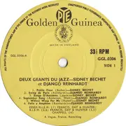 LP - Sidney Bechet , Django Reinhardt - 2 Giants Of Jazz - Mono