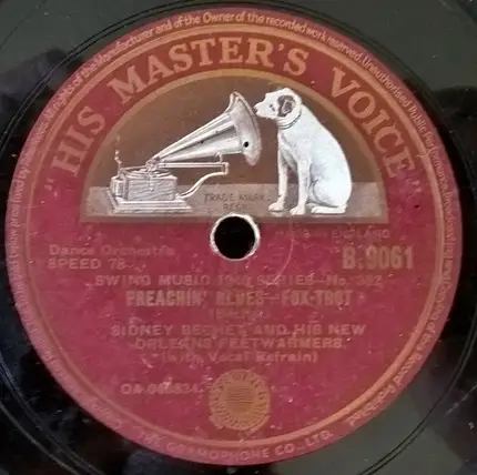 Sidney Bechet And His New Orleans Feetwarmers - Indian Summer / Preachin' Blues