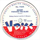 Schellack-12inch Vinyl Single - Sidney Bechet And His The V-Disc All Stars , Muggsy Spanier And The The V-Disc All Stars - Bechet Parades The Blues / You Took Advantage Of Me