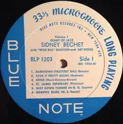 LP - Sidney Bechet With Wild Bill Davison And Art Hodes - Giant Of Jazz (Volume 1) - Mono
