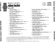 CD-Box - Sidney Bechet - Mosaic Select - Box Set