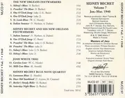 CD - Sidney Bechet - Volume 7 - 1940 - Complete Edition