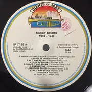 LP - Sidney Bechet - 1939-1944