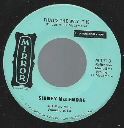 Sidney McLemore - Who'll Give Your Child A Name