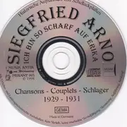 CD - Siegfried Arno - Ich Bin So Scharf Auf Erika