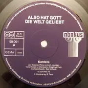 LP - Siegfried Fietz / Johannes Jourdan - Also Hat Gott Die Welt Geliebt
