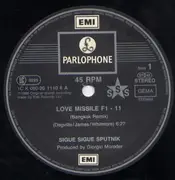 12'' - Sigue Sigue Sputnik - Love Missile F1-11 (The Bangkok Remix)