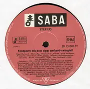 LP - Siggi Gerhard-Swingtett - Tanzparty Mit Dem Siggi Gerhard-Swingtett