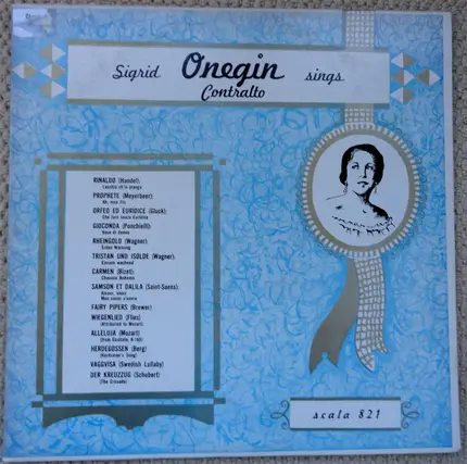 Sigrid Onegin - Sigrid Onegin Sings