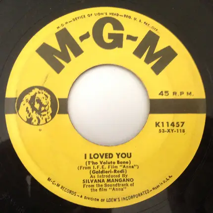 Silvana Mangano - Anna / I Loved You