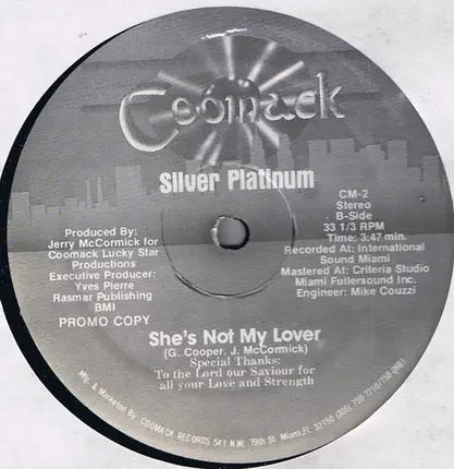 Silver Platinum - She's Not My Lover