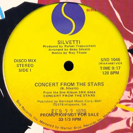 Silvetti - Concert From The Stars / Sun After The Rain