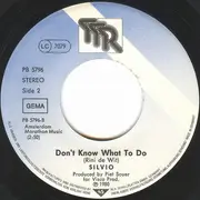 7'' - Silvio - I'm Your Son, South America / Don't Know What To Do