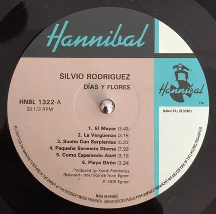 Silvio Rodríguez - Dias y Flores