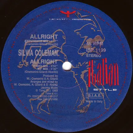 Silvia Coleman - Allright