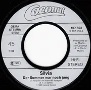 7inch Vinyl Single - Silvia - Der Sommer War Noch Jung