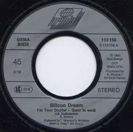 Silicon Dream - I'm Your Doctor (Ganz In Weiß)