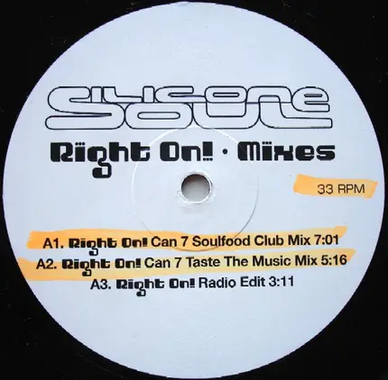 Silicone Soul - Right On! (Mixes)
