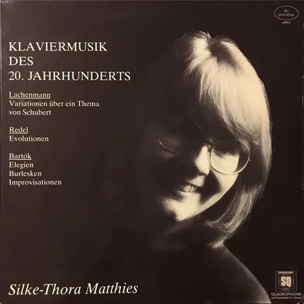 Lachenmann / Redel / Bartók - Klaviermusik Des 20. Jahrhunderts