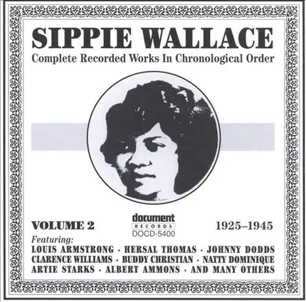 Sippie Wallace - Complete Recorded Works In Chronological Order Volume 2 (1925-1945)