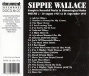 CD - Sippie Wallace - Complete Recorded Works In Chronological Order Volume 2 (1925-1945)