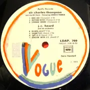 LP - Sir Charles And His All Stars Featuring: Charlie Parker / J.C. Heard And His Orchestra - The Fabulous Apollo Sessions