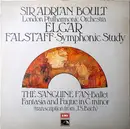 LP - Sir Adrian Boult , The London Philharmonic Orchestra - Sir Edward Elgar - Falstaff - Symphonic Study / The Sanguine Fan - Ballet / Fantasia And Fugue In C Minor - Booklet