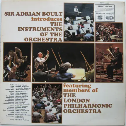 Sir Adrian Boult With Members Of The London Philharmonic Orchestra - Sir Adrian Boult Introduces The Instruments Of The Orchestra