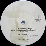 LP - Sir Adrian Boult - The Seraphim Guide To The Instruments Of The Orchestra