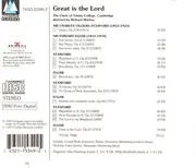 CD - Sir Edward Elgar , Charles Villiers Stanford , The Choir Of Trinity College, Cambridge , Richard Ma - Great Is The Lord
