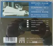 CD - Sir Edward Elgar - The Sketches For Symphony No. 3, Elaborated By Anthony Payne
