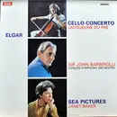 LP - Sir Edward Elgar / Jacqueline du Pré , Sir John Barbirolli , London Symphony Orchestra , Janet Baker - Cello Concerto / Sea Pictures - 180g