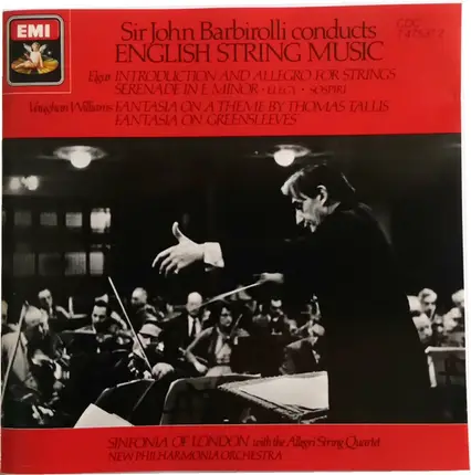 Sir Edward Elgar / Ralph Vaughan Williams - Sir John Barbirolli - English String Music