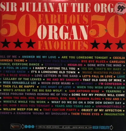 Sir Julian - 50 Fabulous Organ Favorites