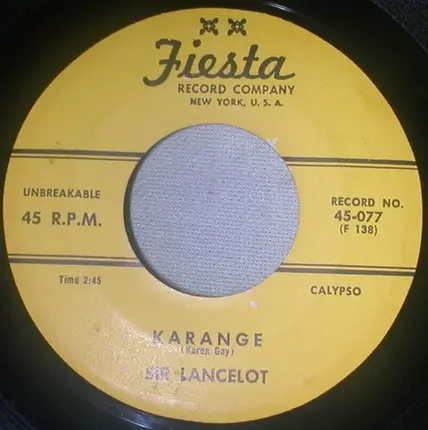 Sir Lancelot - Karange / Mary Ann