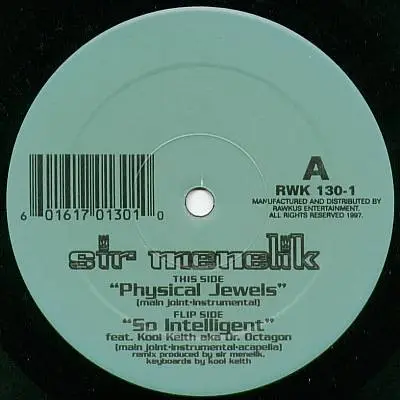 Sir Menelik - physical jewels