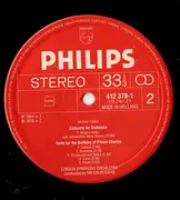 LP - Tippett - Concerto For Orchestra; Suite For The Birthday Of Prince Charles
